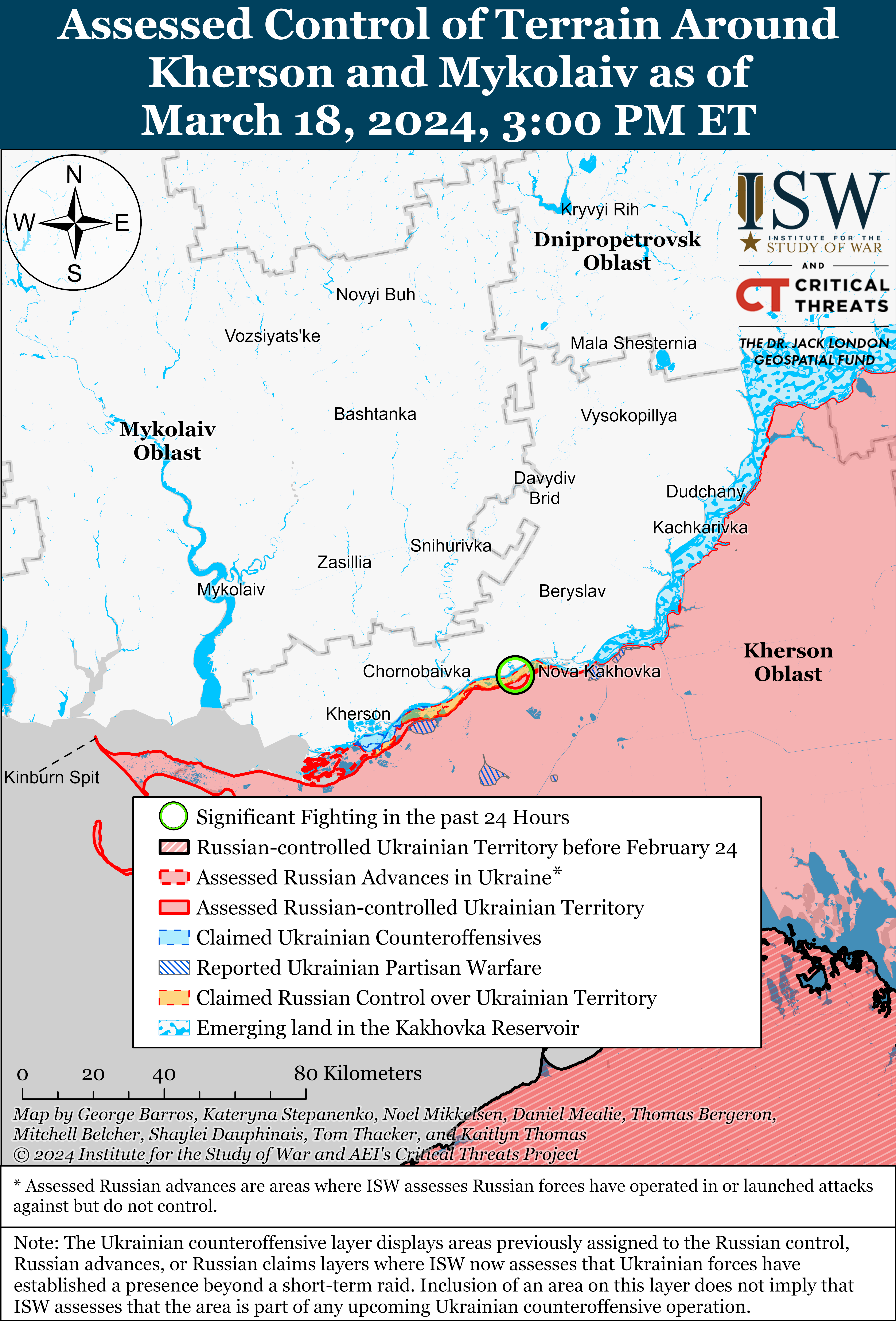 Росіяни просуваються в Запорізькій області, точаться позиційні бої: карти ISW