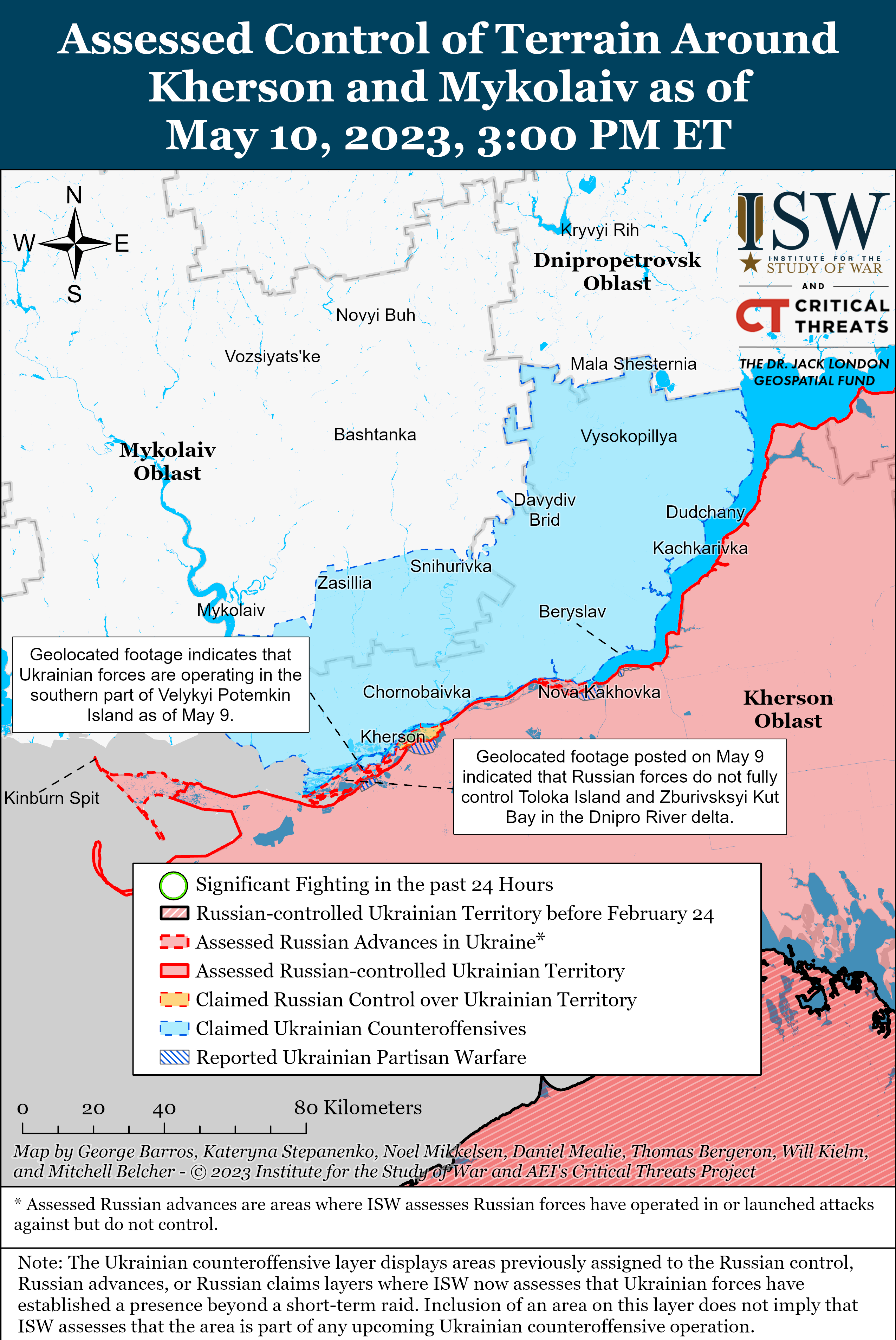 Росіяни безуспішно наступали на Авдіївському напрямку: карти боїв ISW