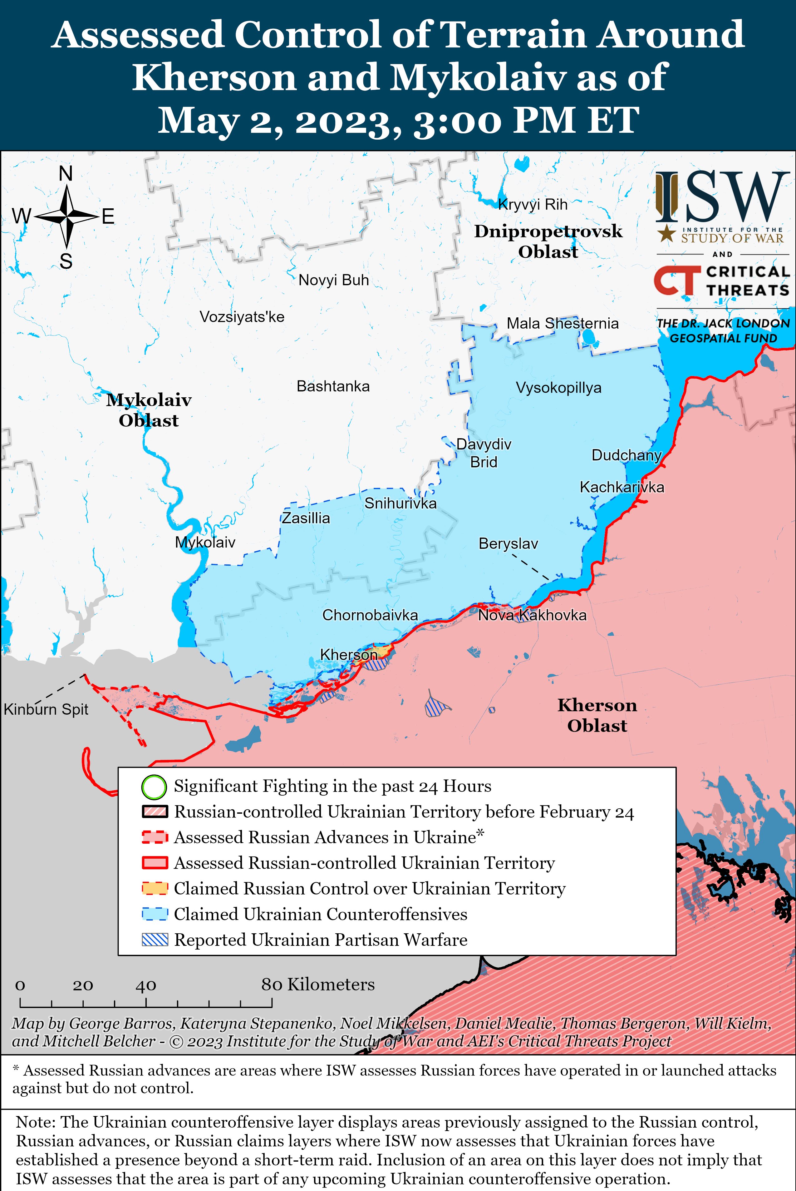 ЗСУ успішно контратакували біля Авдіївки: карти боїв від ISW