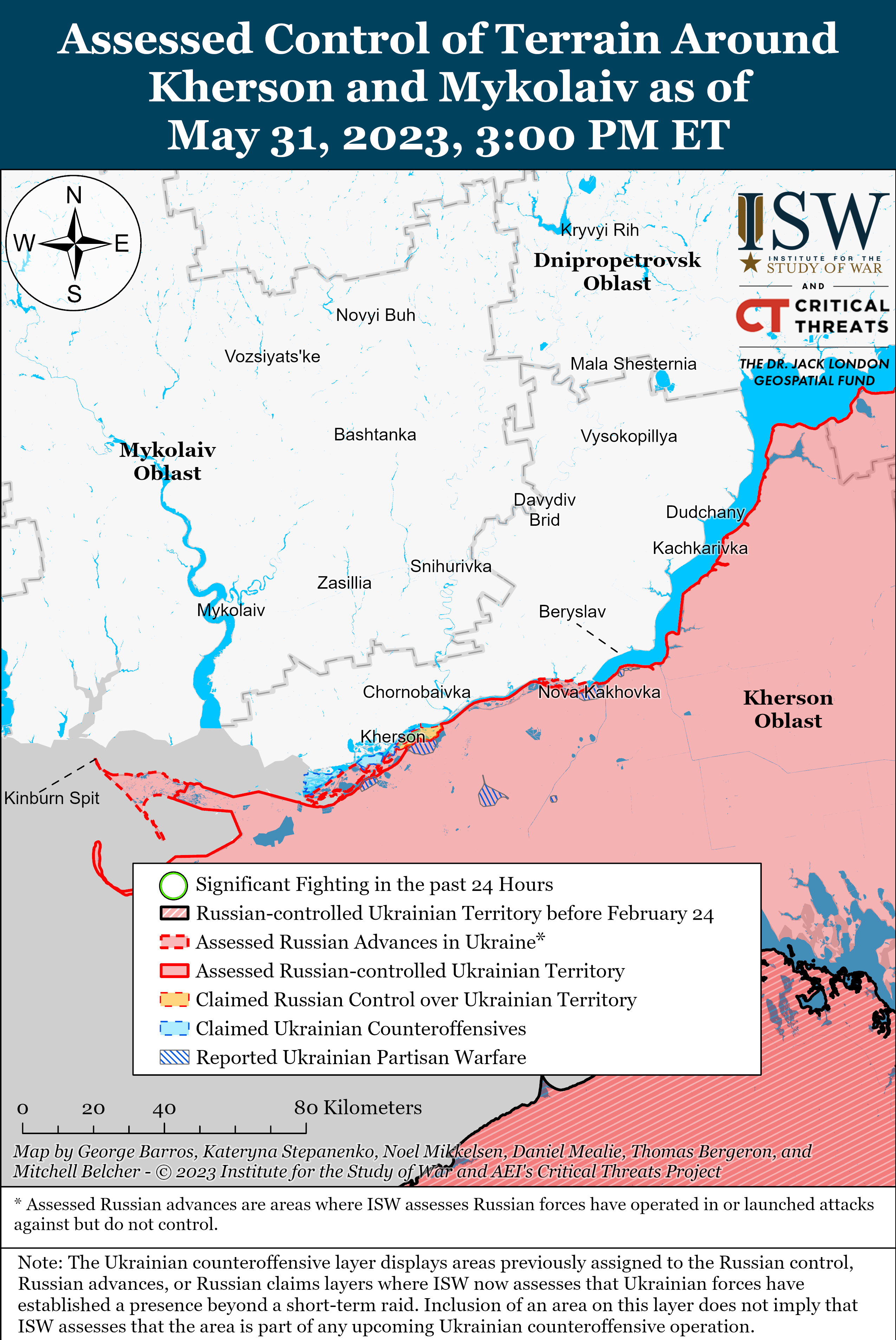 Росіяни можуть планувати наступ на Хромове: карти боїв від ISW