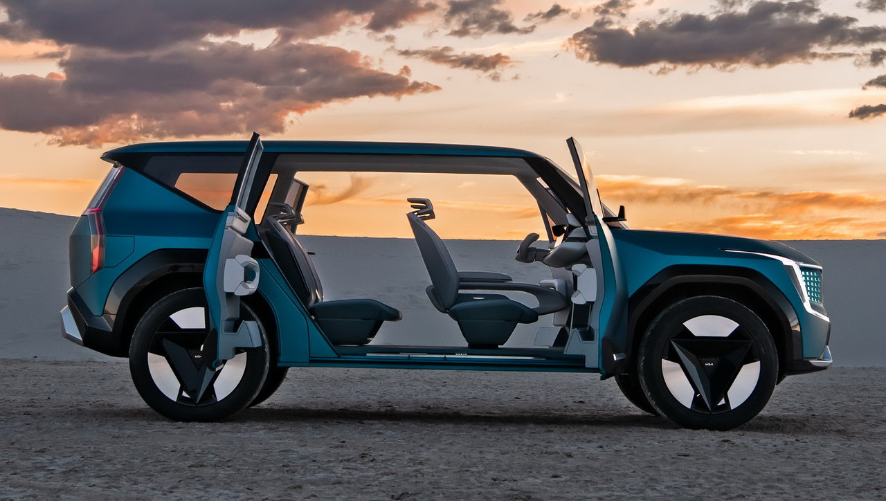 Зарядка за 20 хв та сонячна батарея на капоті: показано провісника флагманського електрокросовера Kia