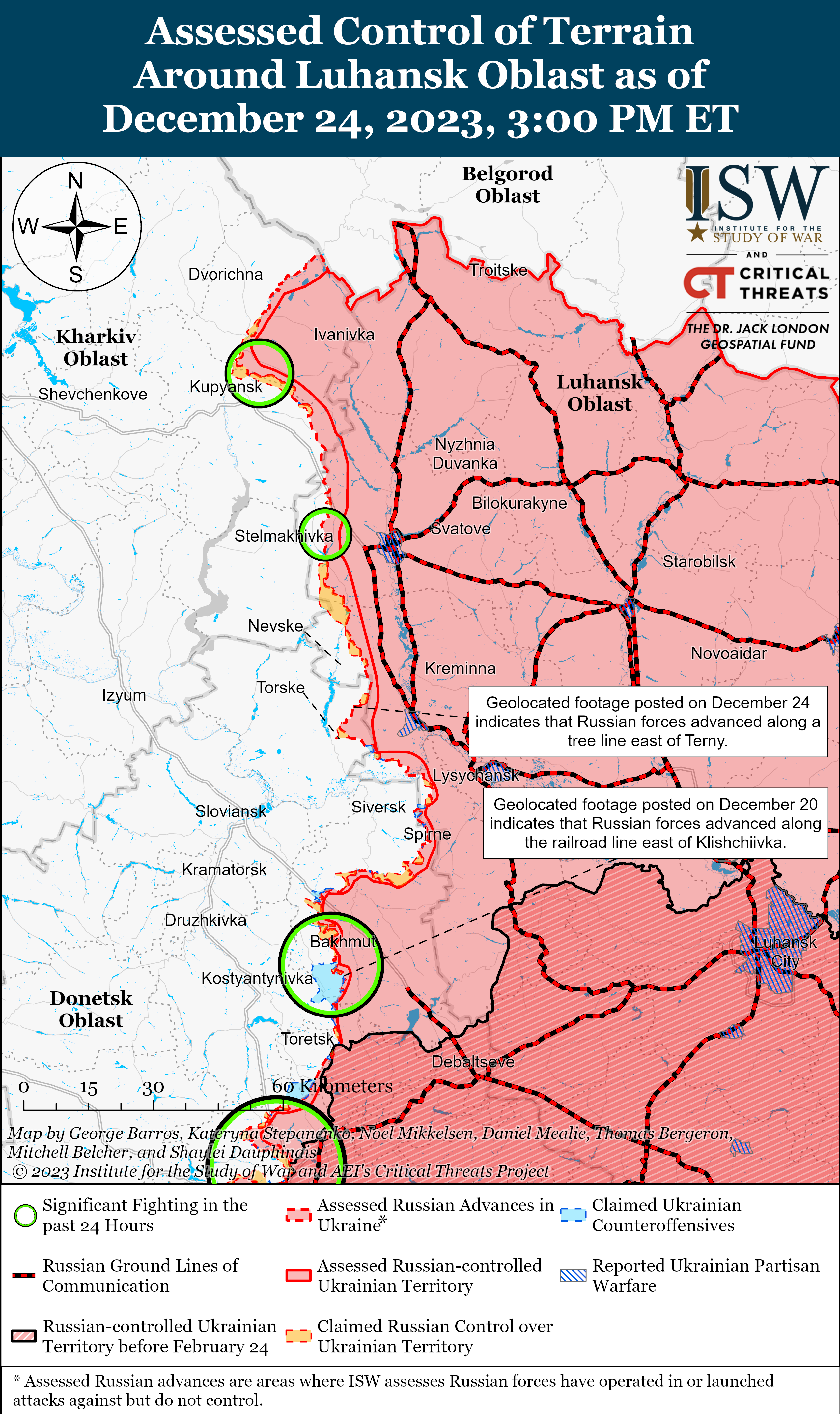 ЗСУ утримують плацдарм на лівому березі Херсонської області: карти боїв ISW