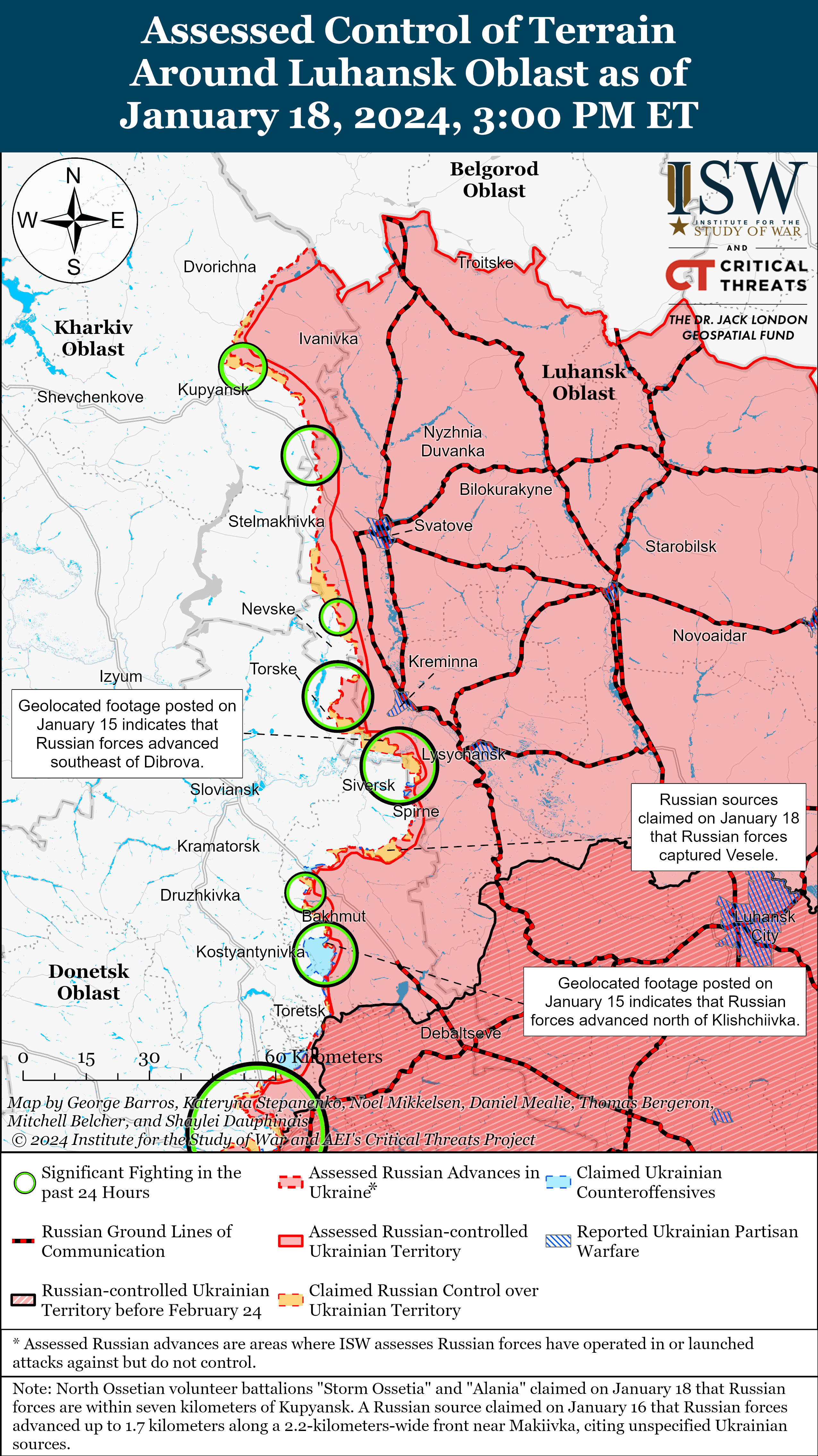 ЗСУ активно знищують бронетехніку РФ на Авдіївському напрямку: карти боїв ISW​​​​​​​