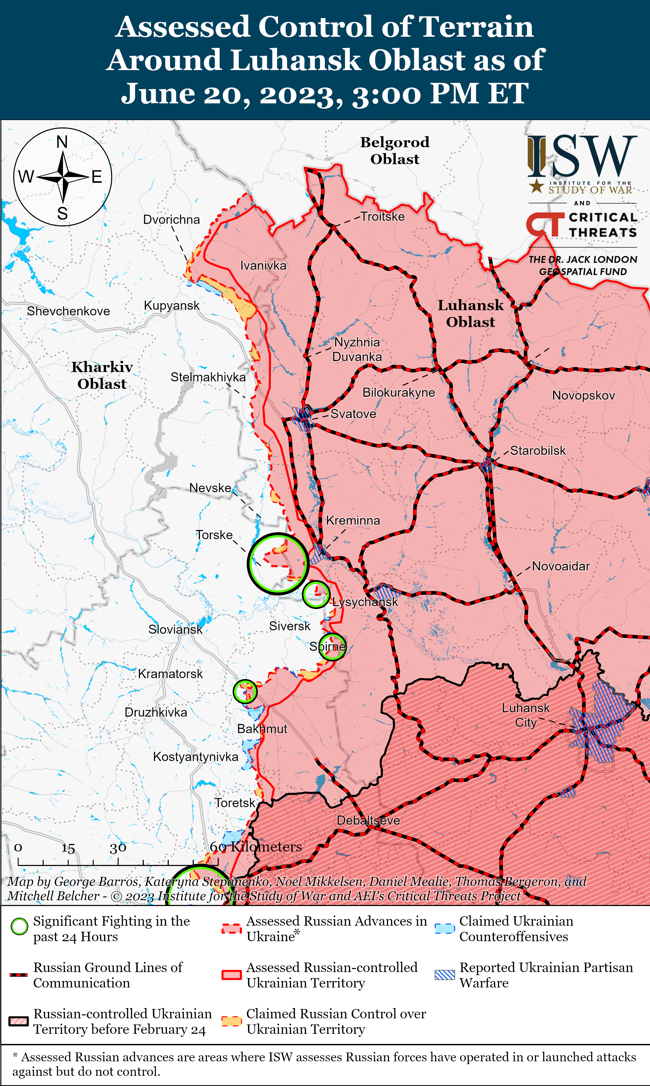 На границе Запорожской и Донецкой областей идут тяжелые бои: карты ISW