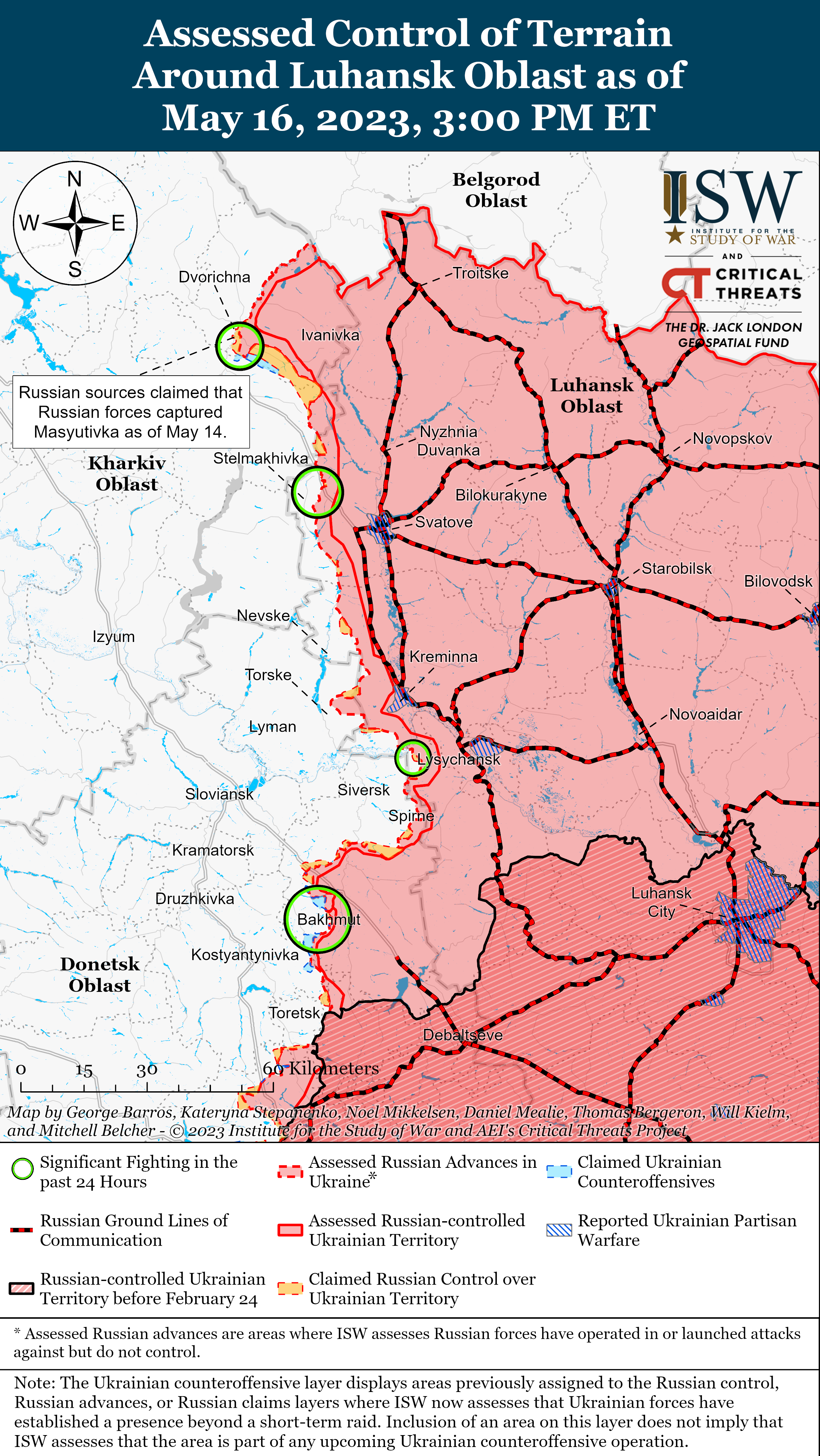 РФ перекидає війська та техніку з Білорусі в Луганську область: карти боїв ISW