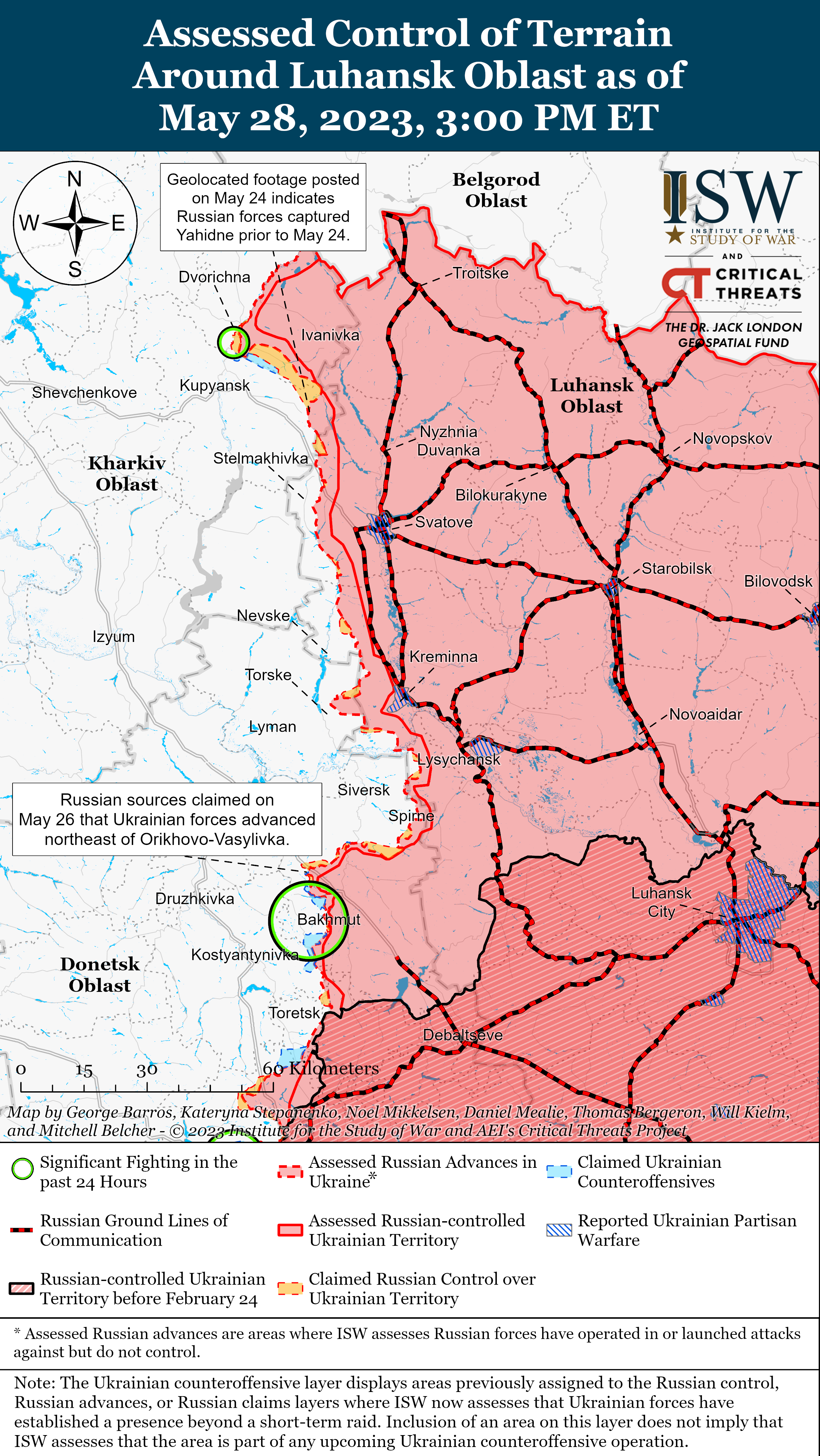 ЗСУ здійснюють контратаки та просуваються у Донецькій області: карти боїв ISW