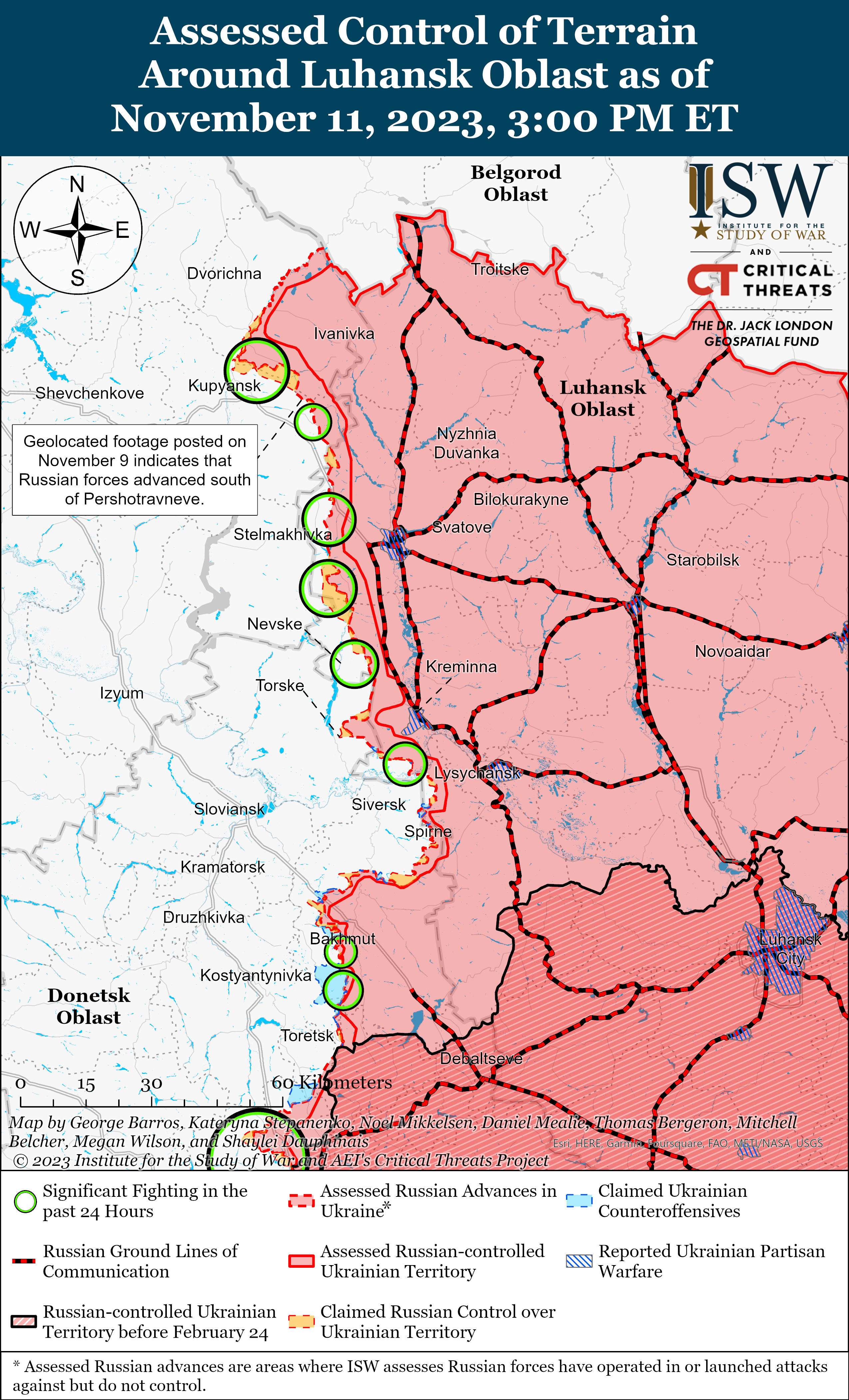 Украинские войска продвинулись на Мелитопольском направлении: карты боев ISW