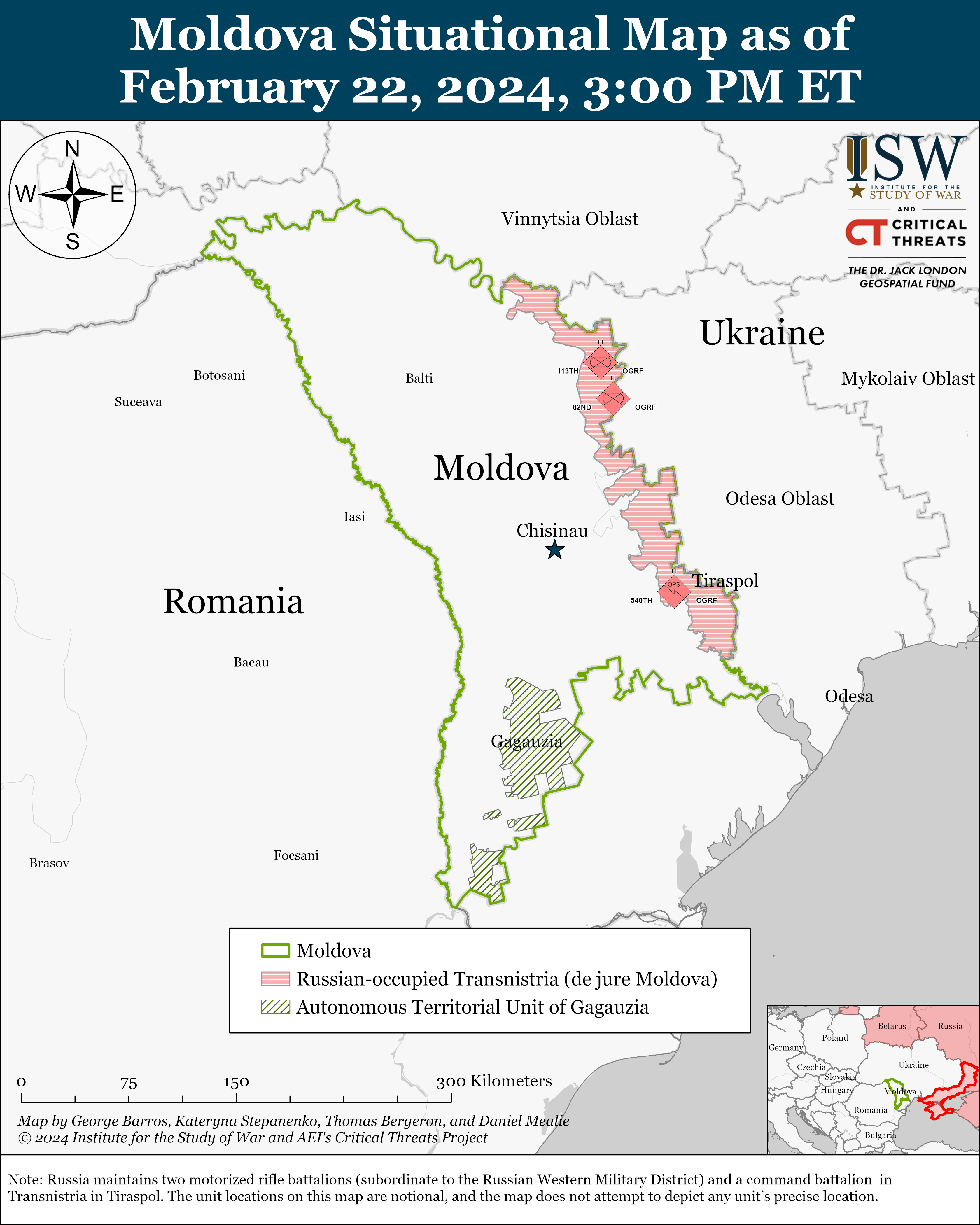 Приднестровье может организовать "референдум" о присоединении к России - ISW