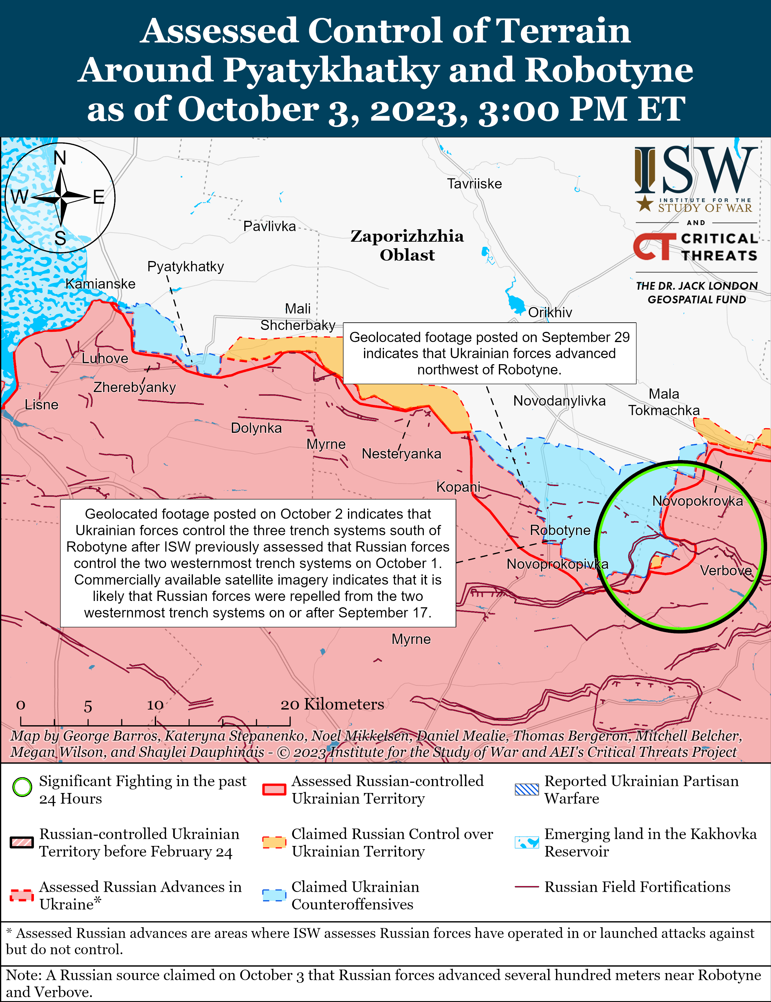 ЗСУ просуваються поблизу Бахмута і відбили атаку росіян біля Вербового: карти боїв ISW