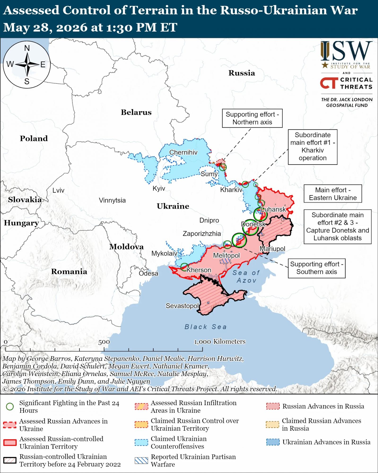 Темпи наступу РФ різко впали, але командування бреше Путіну, - ISW