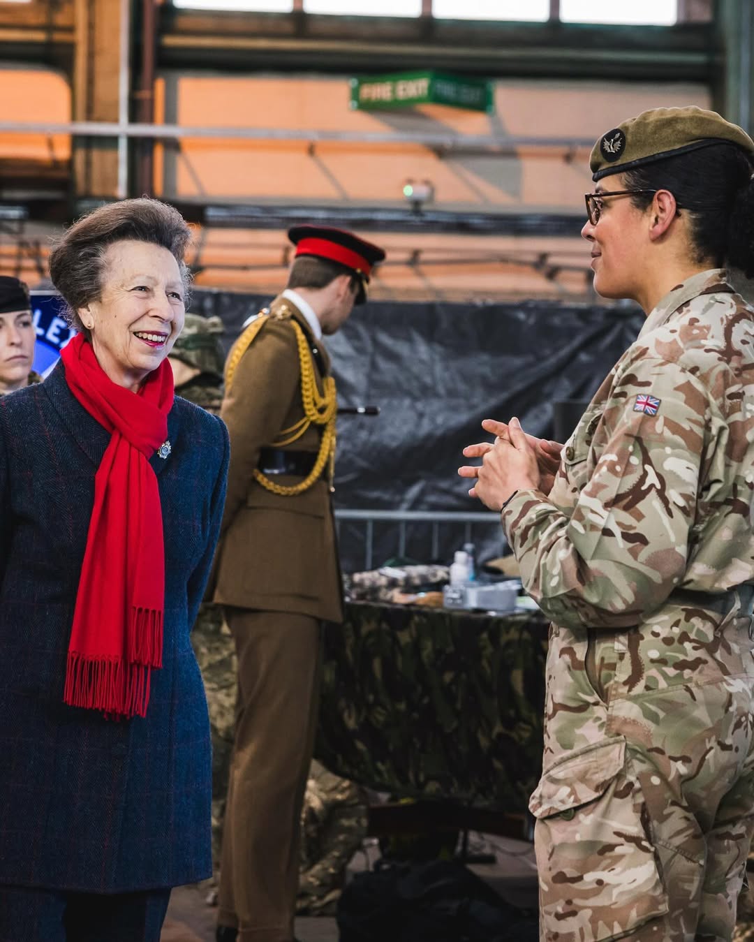 Принцесса Анна проверила, как британские военные помогают ВСУ (фото)