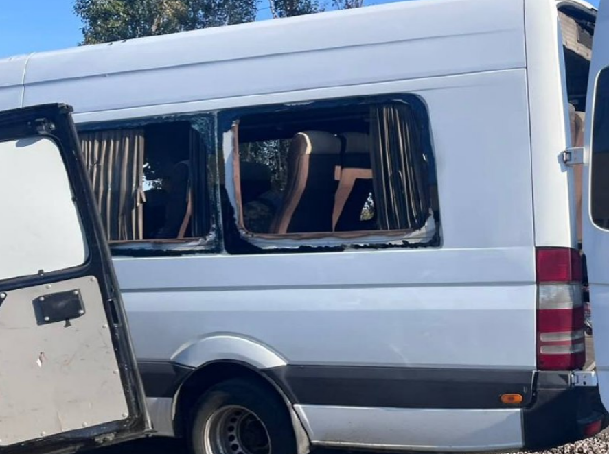 Russian drone hits passenger bus in Dnipropetrovsk region, killing five