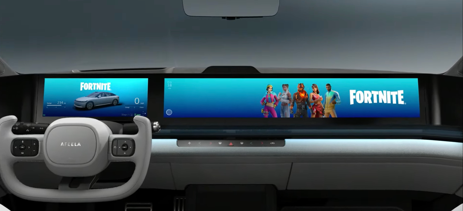 Sony представила свій перший електромобіль, який виїхав за допомогою геймпаду від PlayStation