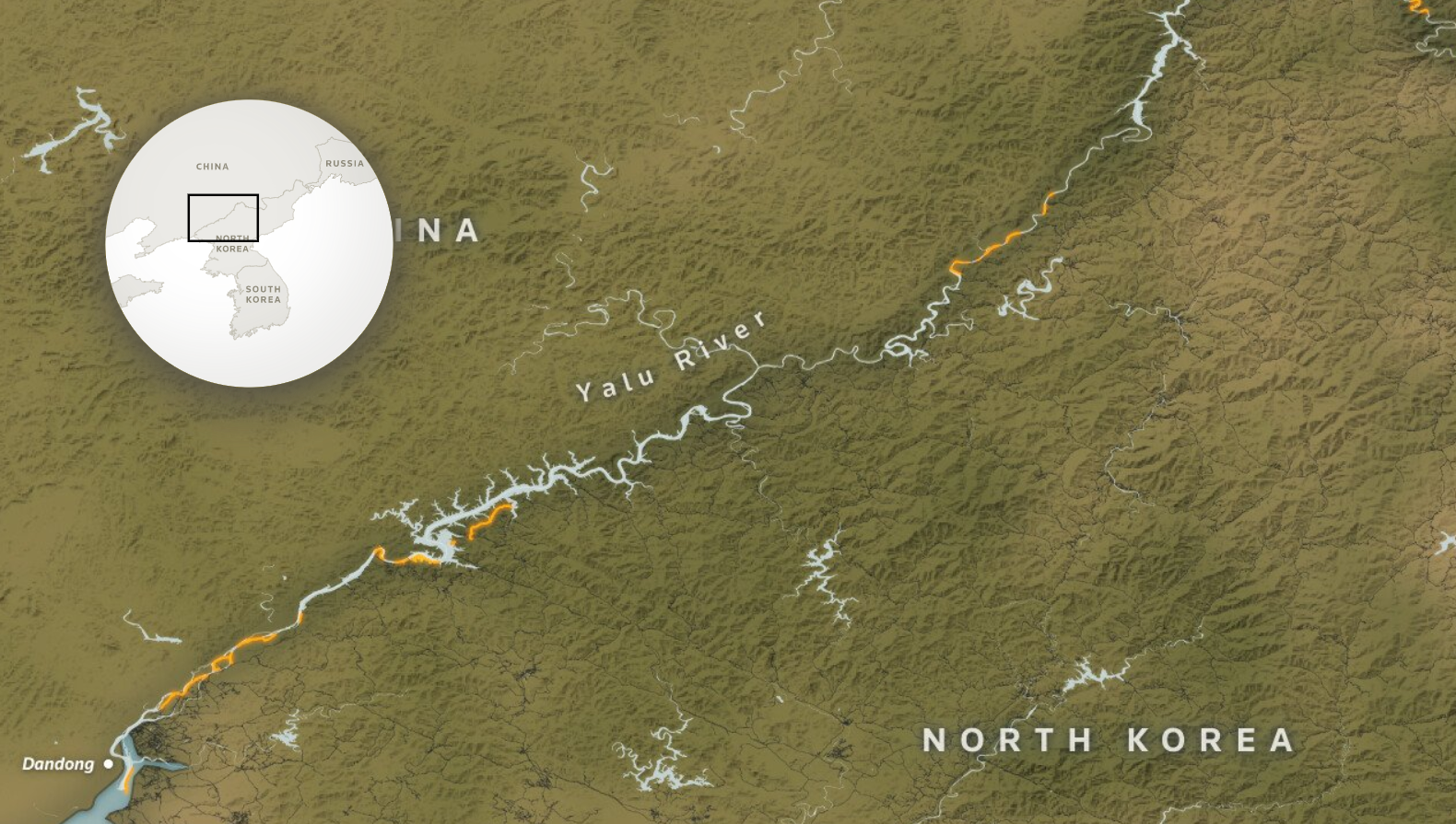 КНДР во время пандемии возвела огромную стену на границах с Россией и Китаем (фото)
