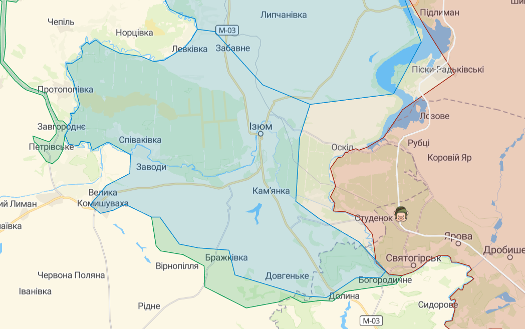 Актуальна карта війни: ЗСУ просунулися на Харківському і Херсонському напрямках