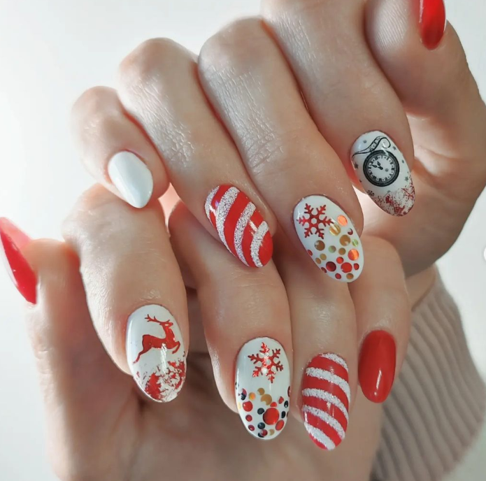 5 шикарных идей для дизайна новогоднего маникюра (фото)