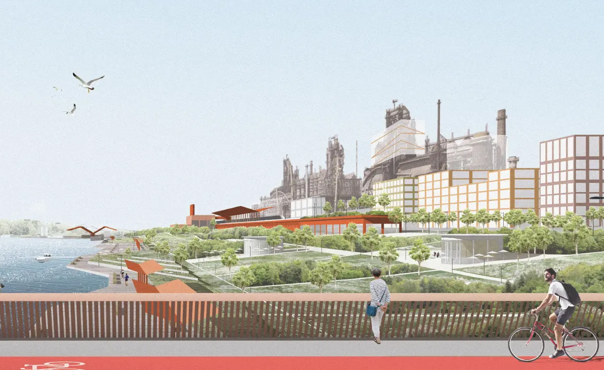 Новый драмтеатр и музей на "Азовстали". Архитекторы показали проекты восстановления Мариуполя (фото)