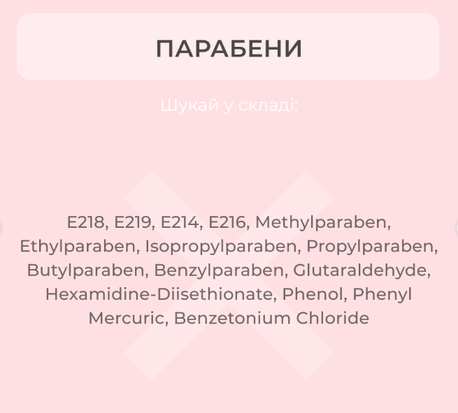 &quot;Чорний&quot; список компонентів, яких не повинно бути у складі косметики