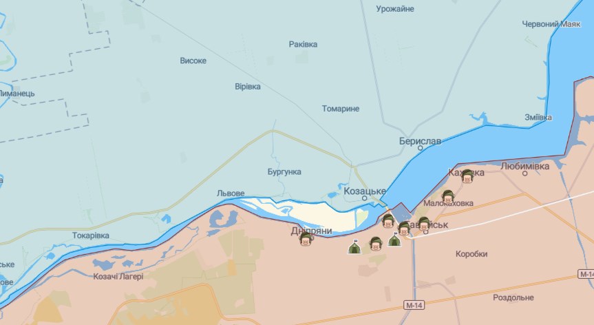 ВСУ подняли украинский флаг еще в одном селе под Херсоном (видео)