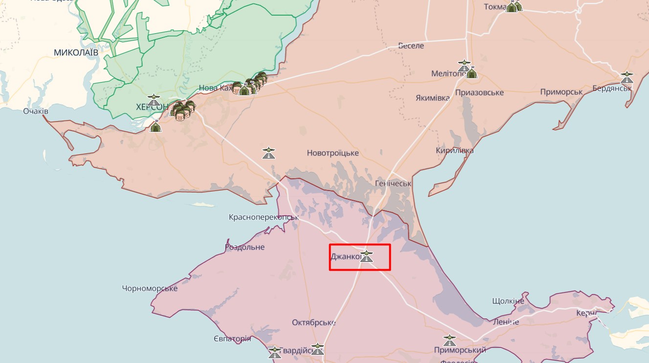 В оккупированном Джанкое прогремели взрывы