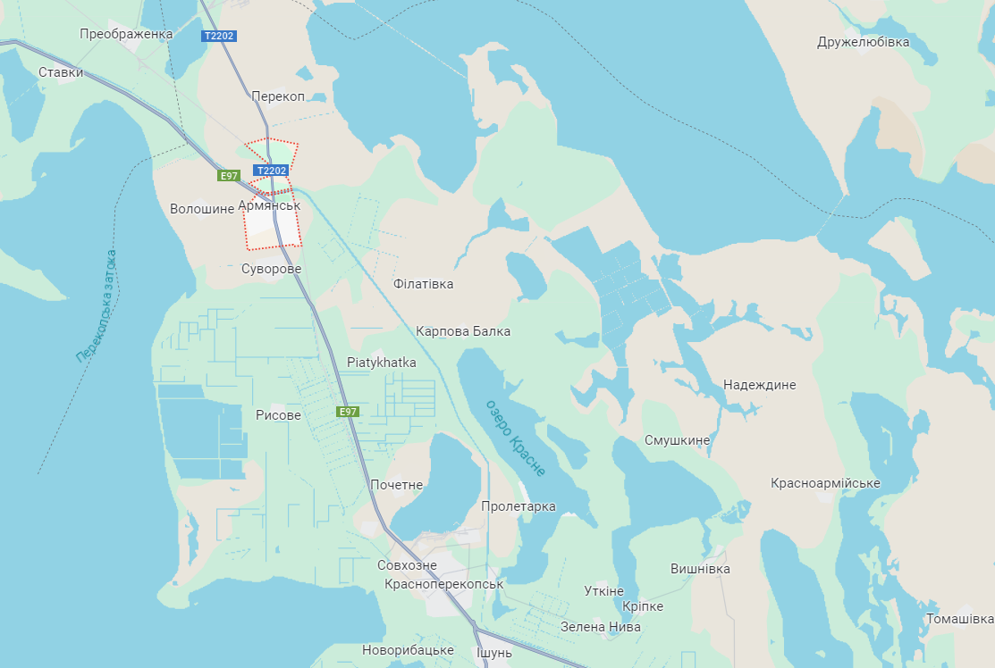 В окупованому Криму повідомляють про потужний вибух під Армянськом