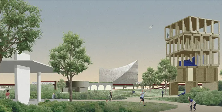 Новый драмтеатр и музей на &quot;Азовстали&quot;. Архитекторы показали проекты восстановления Мариуполя (фото)