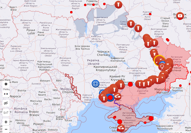 Карта війни в Україні на 30 серпня: де намагалися наступати російські війська