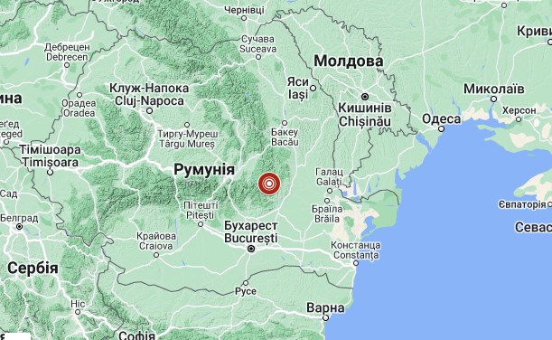 В Румынии зафиксировано землетрясение, которое почувствовали и в Украине