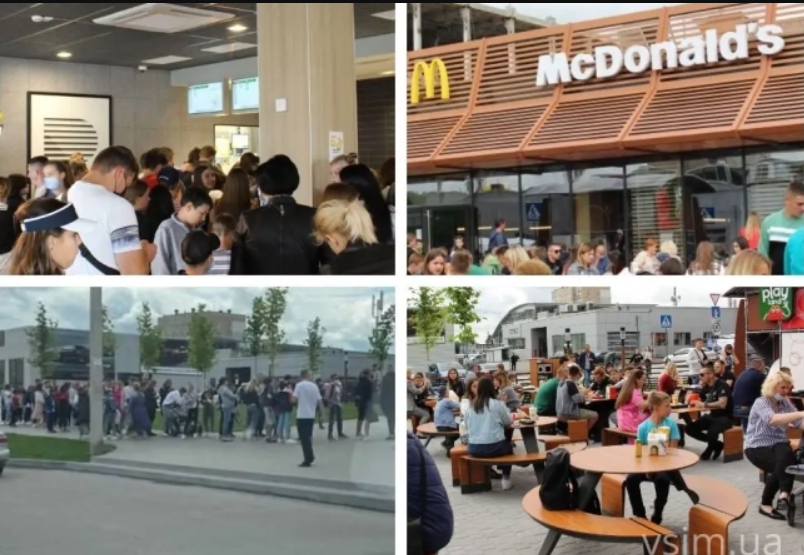 Толпы без масок, тянучки на дороге: первый McDonald's в Хмельницком вызвал ажиотаж (видео, фото)