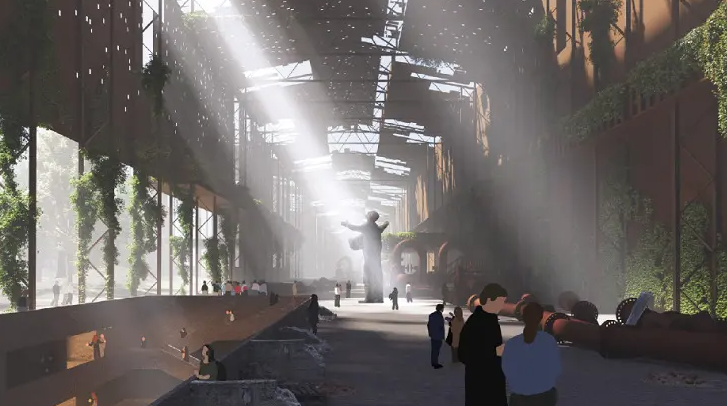 Новый драмтеатр и музей на &quot;Азовстали&quot;. Архитекторы показали проекты восстановления Мариуполя (фото)