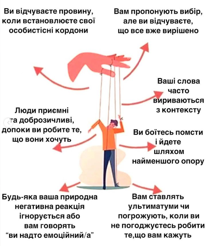 Жертва психологічної маніпуляції: 7 ознак того, що вами управляють інші