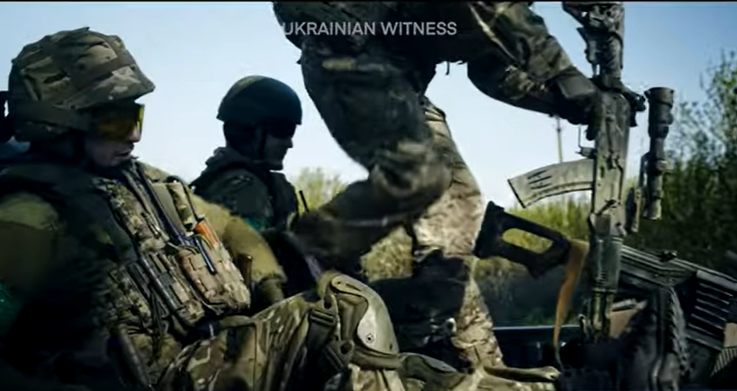 Уникальное видео отработки украинского "летучего" ПТУРа по российским позициям