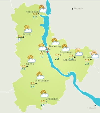 Дощі та мокрий сніг: якою буде погода в Україні сьогодні