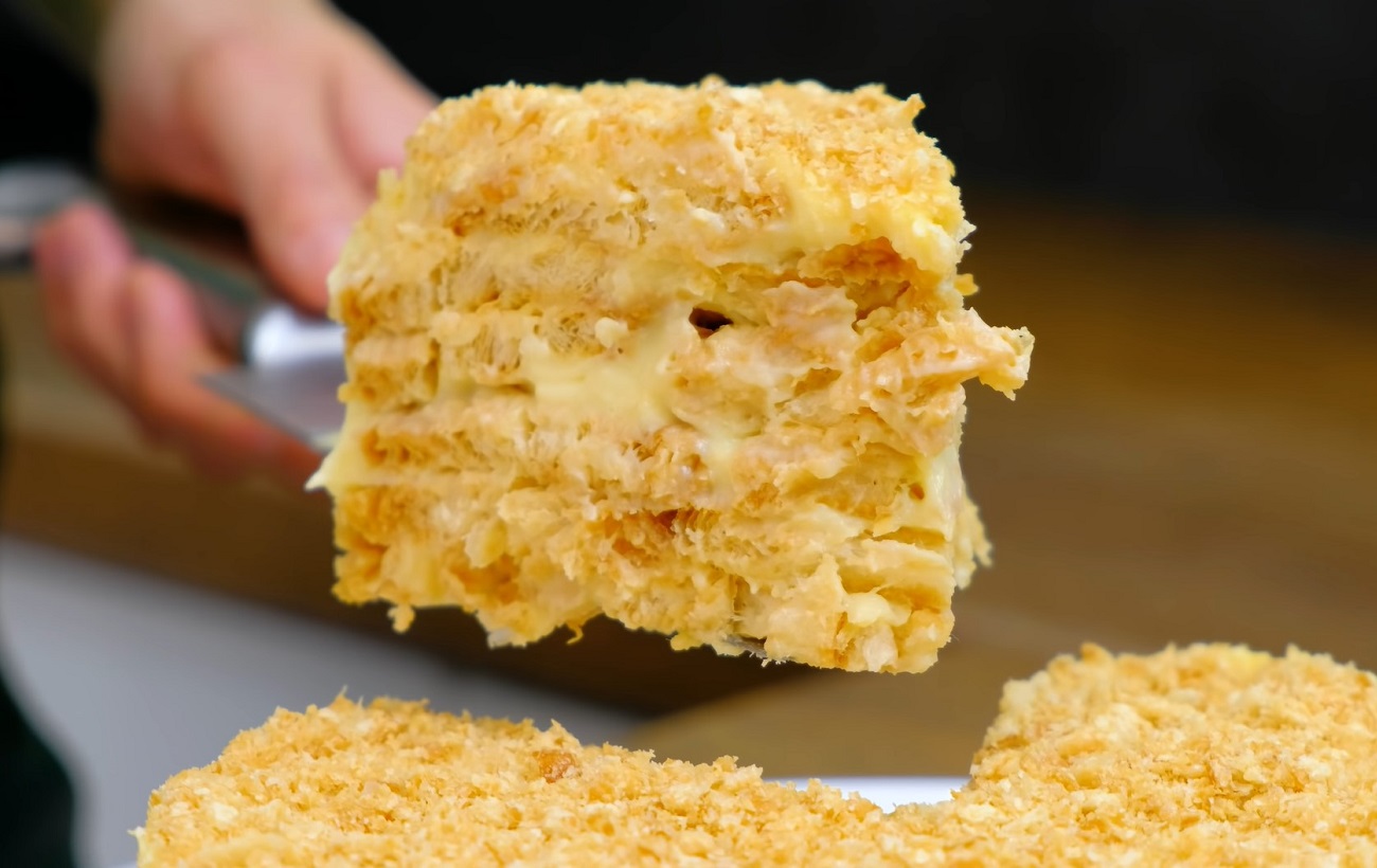 Наполеон без випічки всього за 20 хвилин: дуже простий рецепт