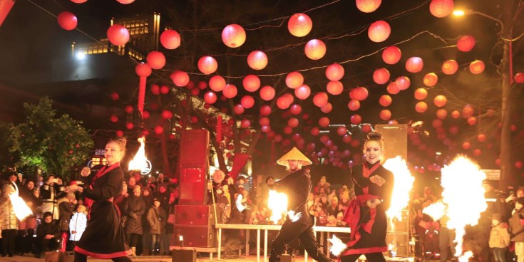 Драконы и не только: в Днепре отпраздновали Китайский Новый год