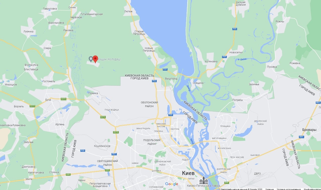 &quot;Панорама слави і болю&quot;: аерозйомка села Мощун, де була одна з переломних битв за Київ