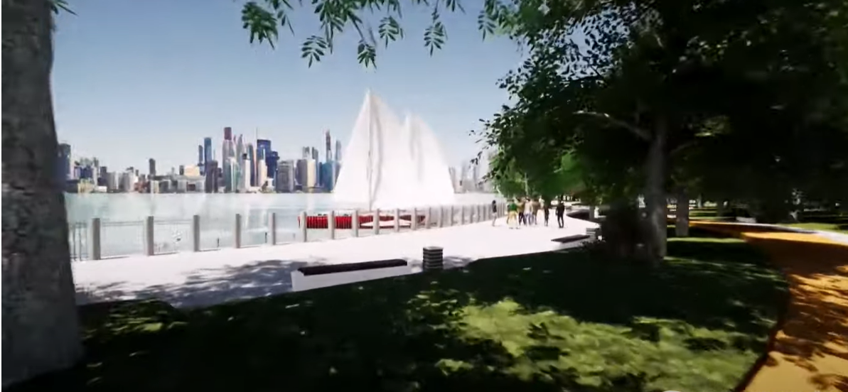 На берегу залива в Киеве обустроят парк за 20 миллионов. Вот каким он будет