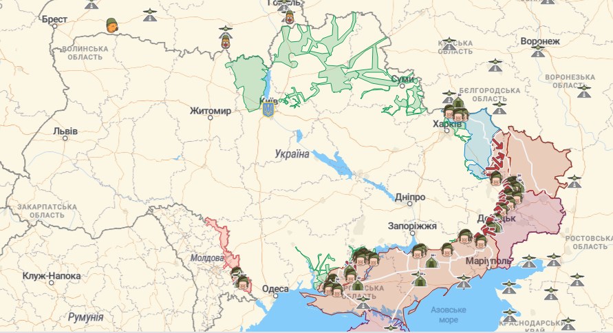 ЗСУ продовжують гнати окупантів із Харківської області: що змінилося зранку (мапа)