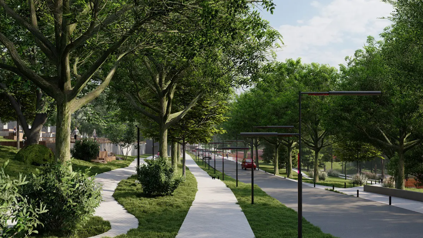 В Черновцах заброшенную территорию превратят в современное общественное пространство. Вот как оно будет выглядеть