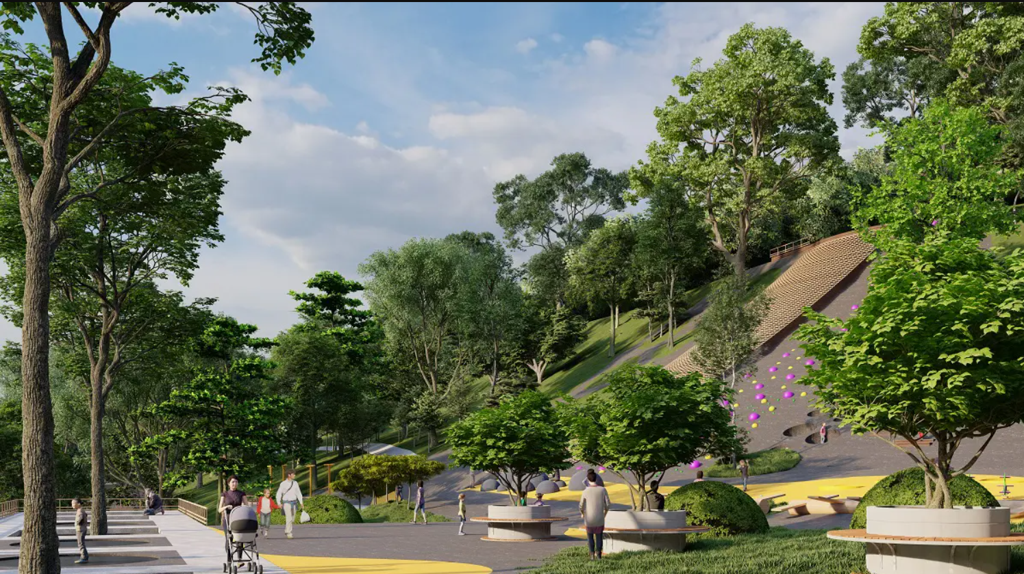 В Черновцах заброшенную территорию превратят в современное общественное пространство. Вот как оно будет выглядеть