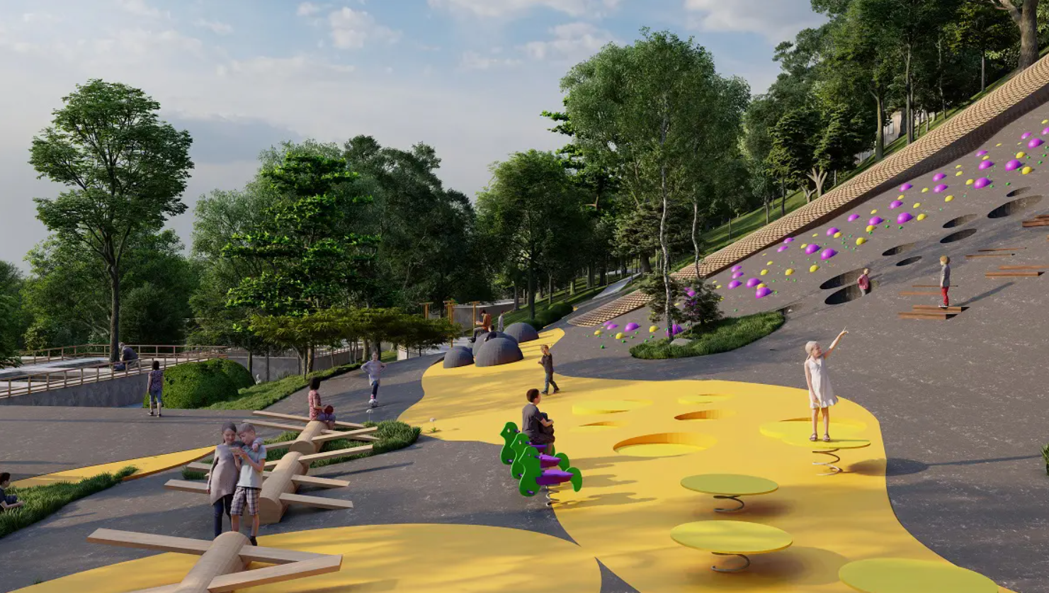 В Черновцах заброшенную территорию превратят в современное общественное пространство. Вот как оно будет выглядеть