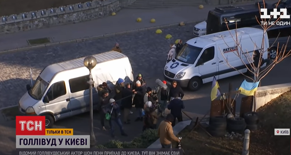 Шон Пенн прибыл в Киев снимать фильм об Украине: всплыли детали визита кинозвезды (видео)