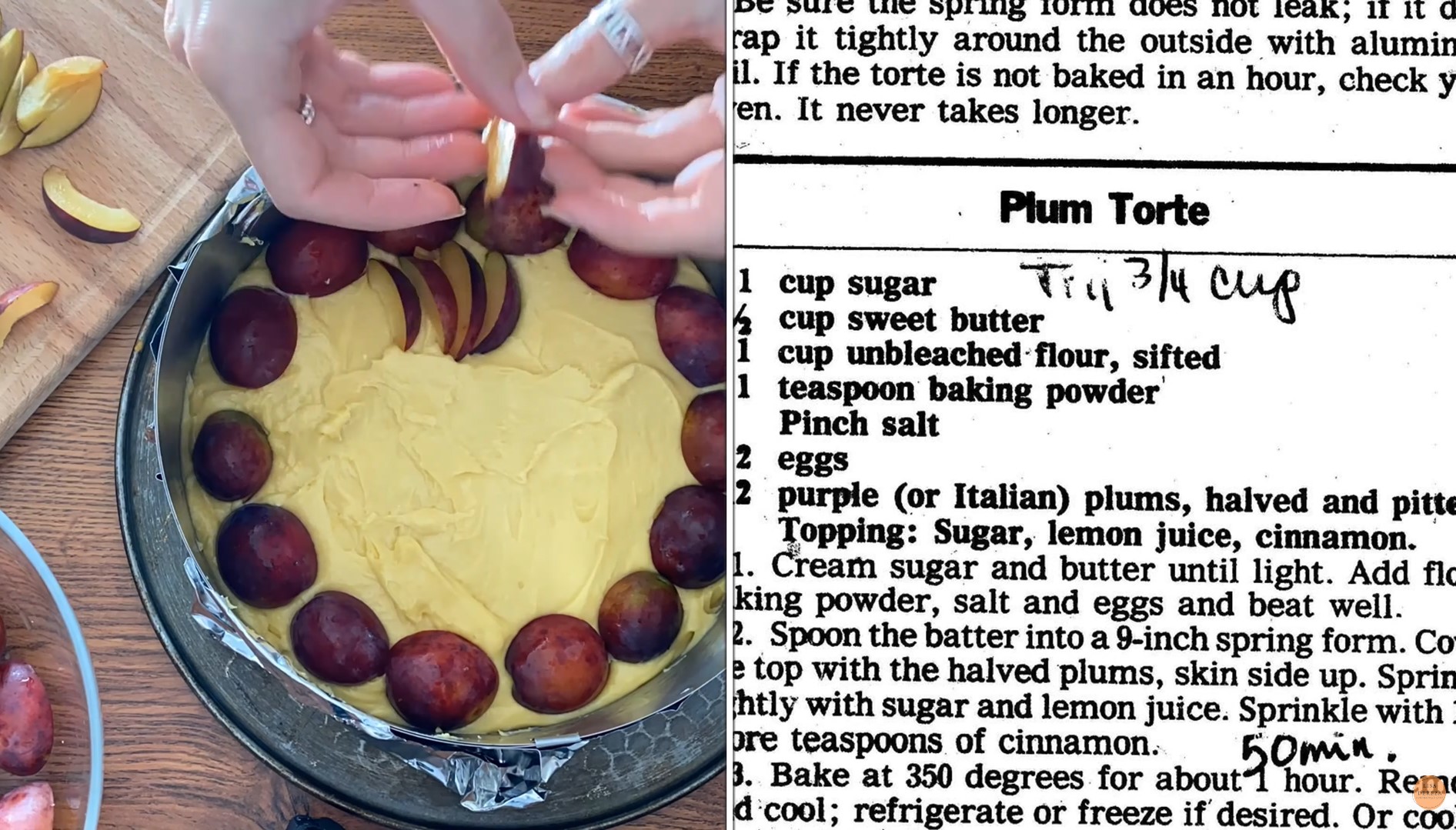Сливовий пиріг з газети New York Times: просте втілення легендарного рецепту