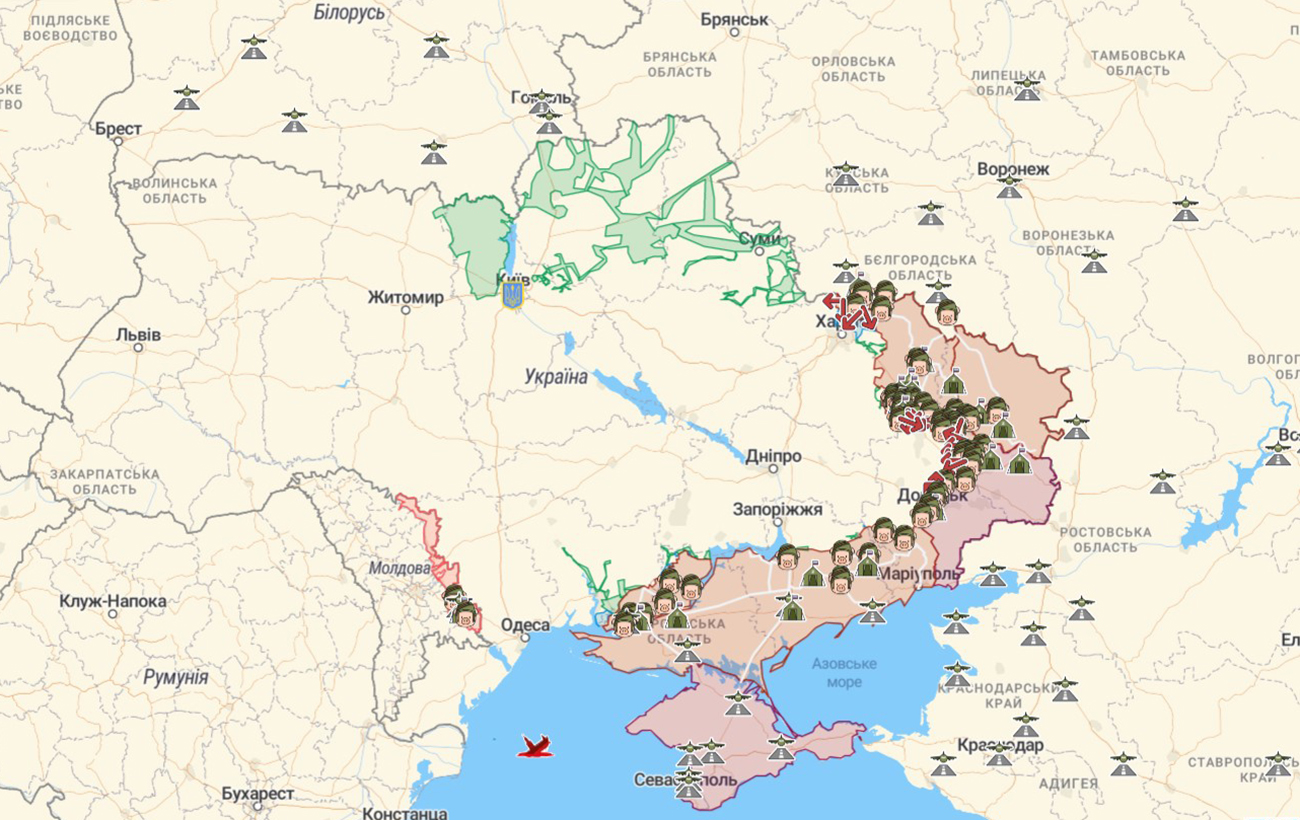 Актуальна мапа бойових дій в Україні: що відбувається на фронті сьогодні