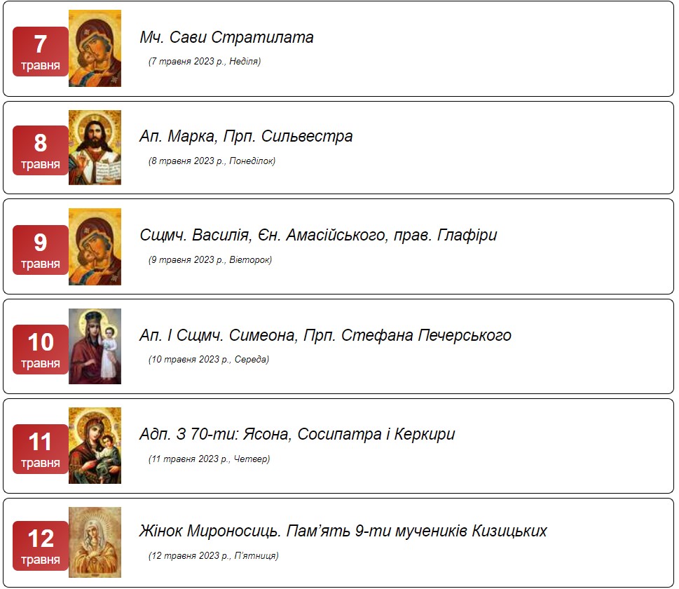 Церковні свята у травні 2023: новий календар найважливіших подій