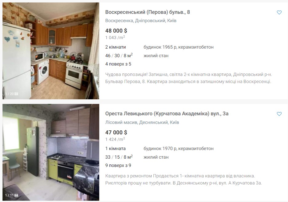 Бюджетные варианты квартир в разных районах Киева