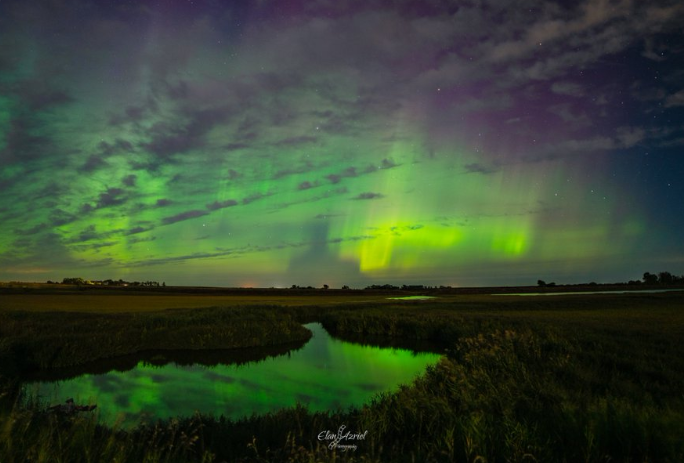Серия вспышек на Солнце вызвала магнитные бури и зрелищные Авроры