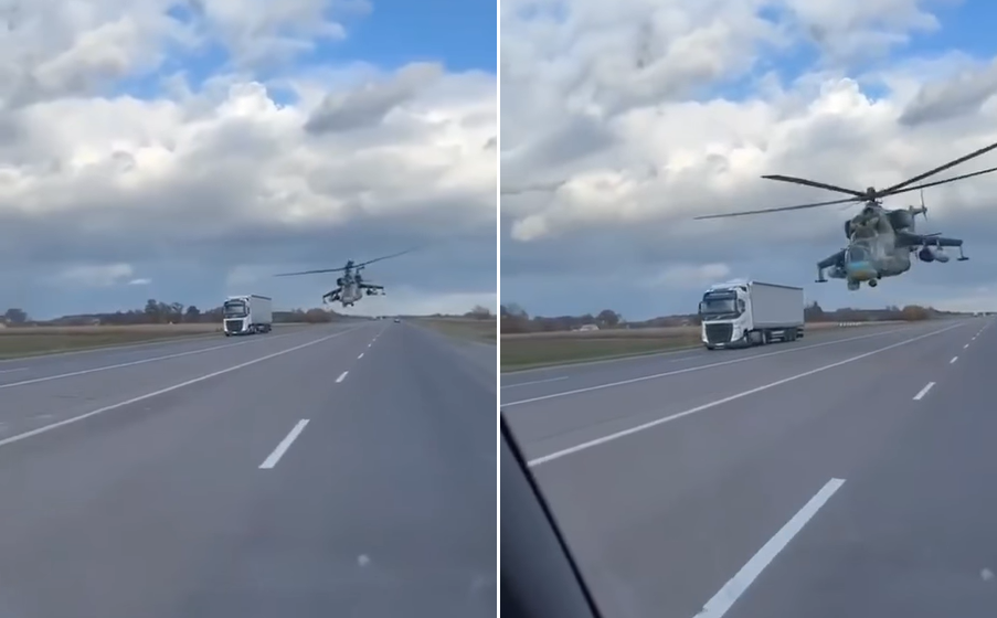 Украинский вертолетчик-ас показал чудеса пилотажа: потрясающее видео