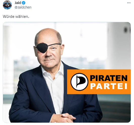 Шольц вперше показався після того, як упав лицем на асфальт. Йому нагадали про страждання українців