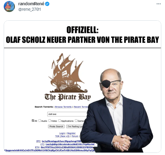 Шольц вперше показався після того, як упав лицем на асфальт. Йому нагадали про страждання українців